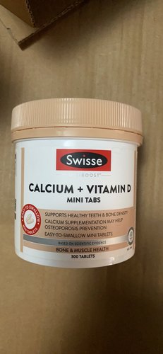 现货 澳洲Swisse钙片维生素D柠檬酸钙娘娘钙该片vd补钙mini迷你钙