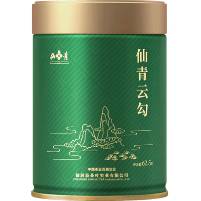 仙青绿茶云勾高山绿茶清香爽口