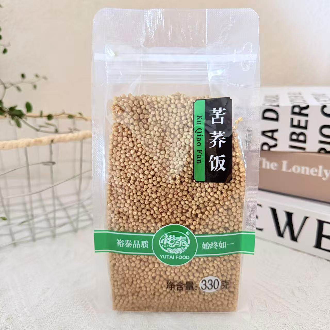 苦荞饭330g 云南特产 裕泰食品杂粮苦荞麦疙瘩饭粗粮袋装荞米包邮
