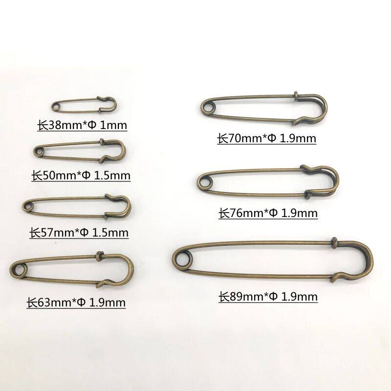 다채로운 대형 안전핀 복고풍 간단한 장식 핀 카디건 스웨터 코트 핀 버클 브로치 여성 핀 버클