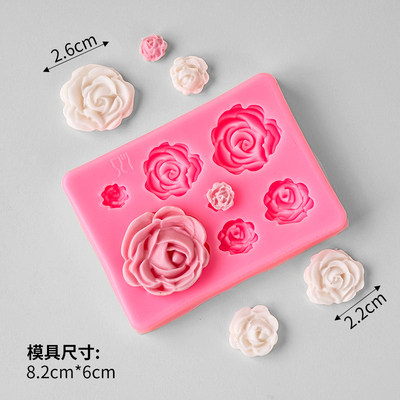 thumbnail for Flowers, Leaves, Cherry Blossom Petals, Cake Decoration, Silicone Mold, Fondant, Chocolate, Dessert Table Decoration, Baking Mold
