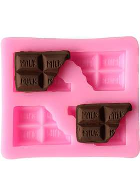 蛋糕装饰用巧克力模具硅胶华夫模12连造型方格生日配饰翻糖手工