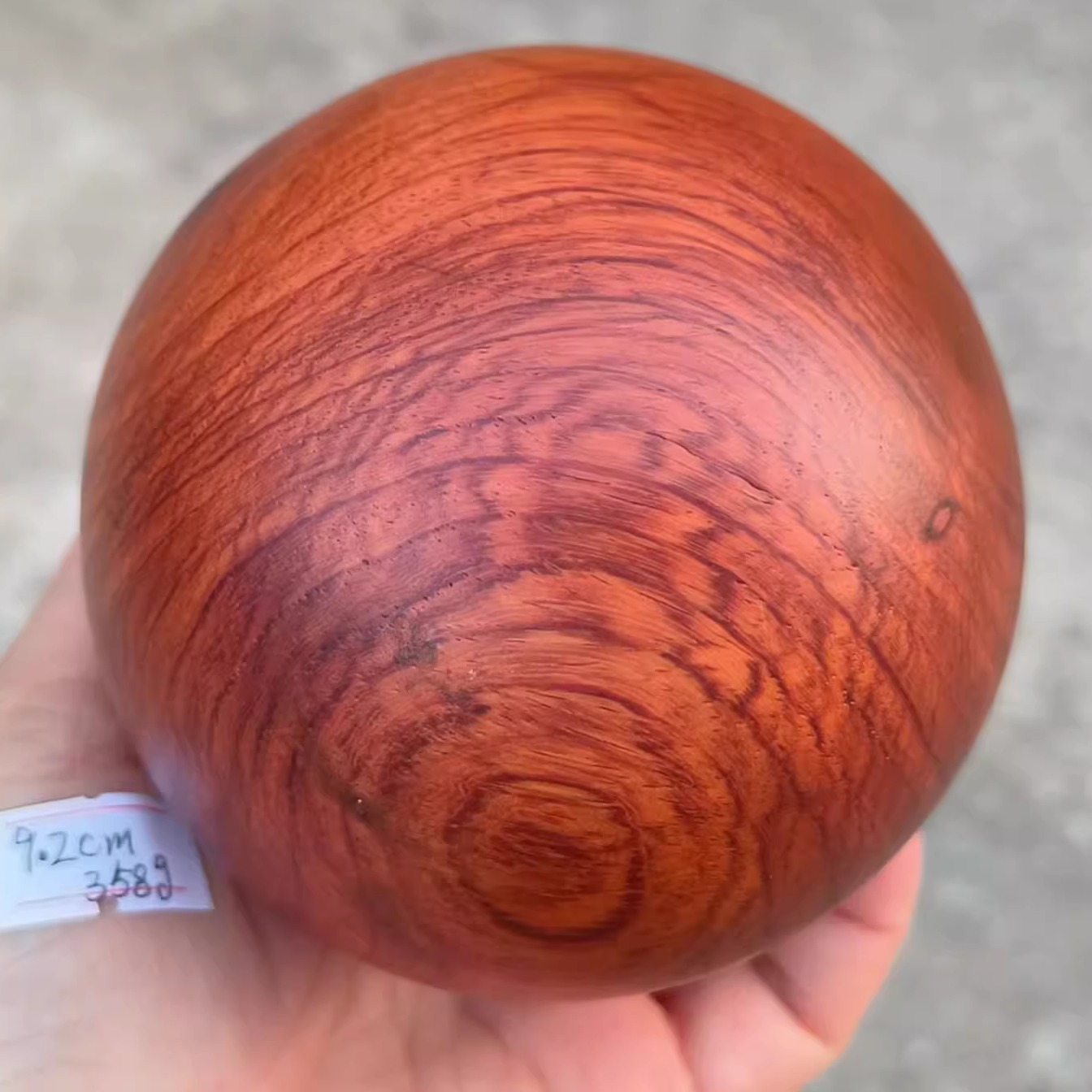 正宗国标红木超大号沉甸甸10.2cm