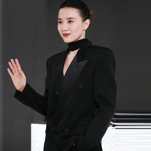 新潮宋佳明星同款廓形西