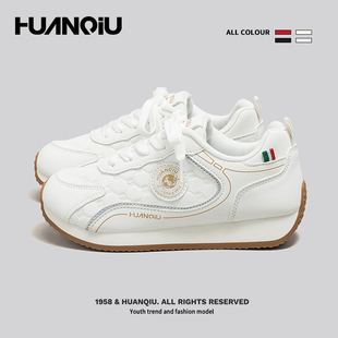 女款 百搭轻便增高休闲鞋 2026新款 德训运动鞋 爆款 环球轻奢风阿甘鞋