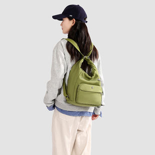 春节不打烊二用女式单肩手提双肩背平板伞游玩逛填小休闲方包韩版