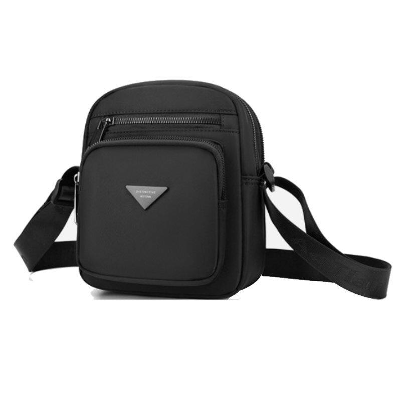 2026小巧便携防泼水双层男式外出遛弯单肩斜挎手机证件钥匙逛街包