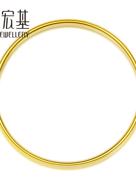 潮宏基珠宝纤丽计价工费黄金手镯