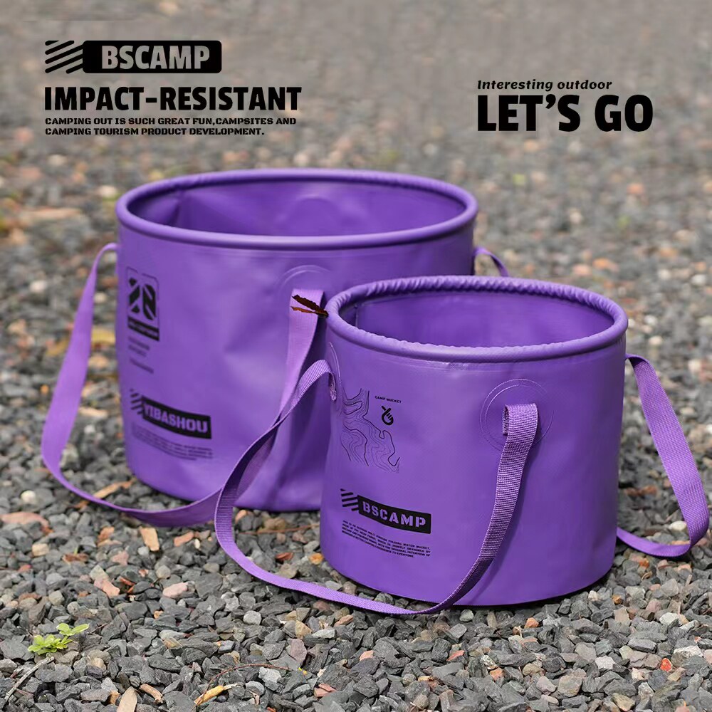 【BSCAMP】折叠水桶便携储水桶多功能旅行大容量户外钓鱼桶赶海
