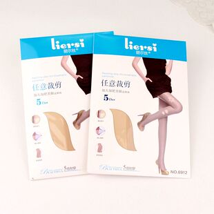 丽尔丝超薄连裤袜防勾丝任意裁剪丝袜夏女超透打底袜肤色 6912