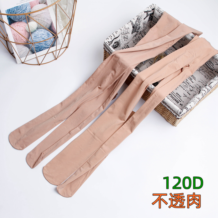 春秋款不透肉天鹅绒加档丝袜