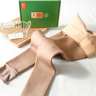 美腿加绒加厚腰无痕踩脚裤 芭比裤 冬肤 舒适小翘臀打底裤 永春水光裤