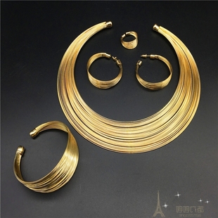 earrings set2023女 women Fashion necklace rings new bracelet