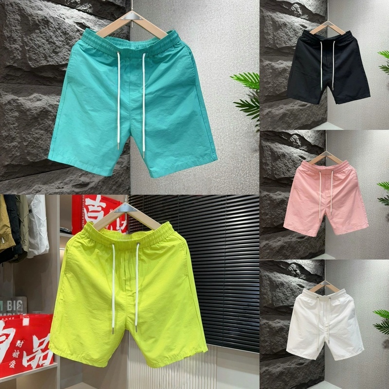 夏季新款潮牌糖果色休闲速干短裤