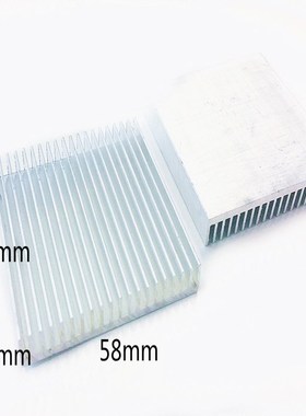 铝散热片58*10-100/LED散热片/IC散热片/电子散热片/MOS管散热片