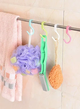 S型钩衣服钩子形挂钩S浴室多功能厨房衣架挂衣钩衣柜创意橱柜