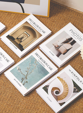 样板房硬壳装饰道具书现代简约