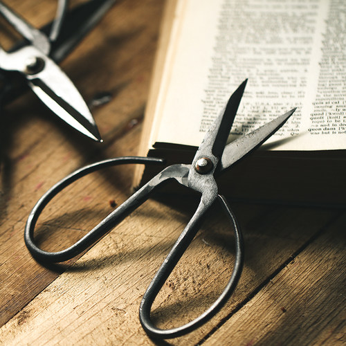 摄影道具复古剪刀老式家用园艺