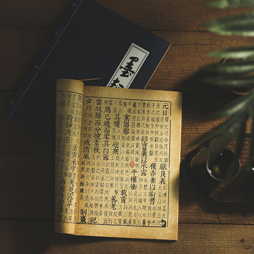 复古中式静物摄影道具书本