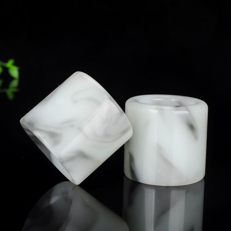 和田色扳指古玩男款把件扳指戒指玉石玉器青花玉扳指戒指指环