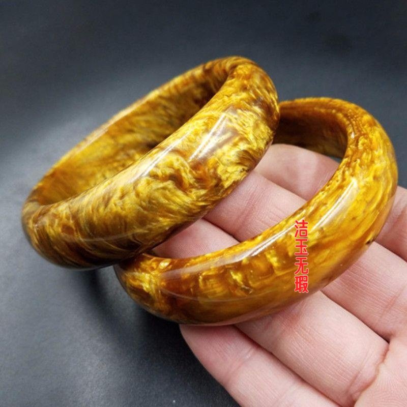 仿 新款丝海柳手镯 海柳琥珀二代蜜蜡手镯 二代蜜蜡手镯批发