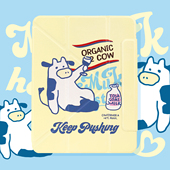 苹果iPad11保护壳10.9平板Pro11寸 可爱Y折三折磁吸可拆分iPad2025磁吸保护套新款 PaPaPa制造局 哞哞奶牛