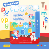 可爱Y折三折磁吸可拆分iPad2025磁吸保护套新款 PaPaPa制造局 狗狗派对 苹果iPad11保护壳10.9平板Pro11寸