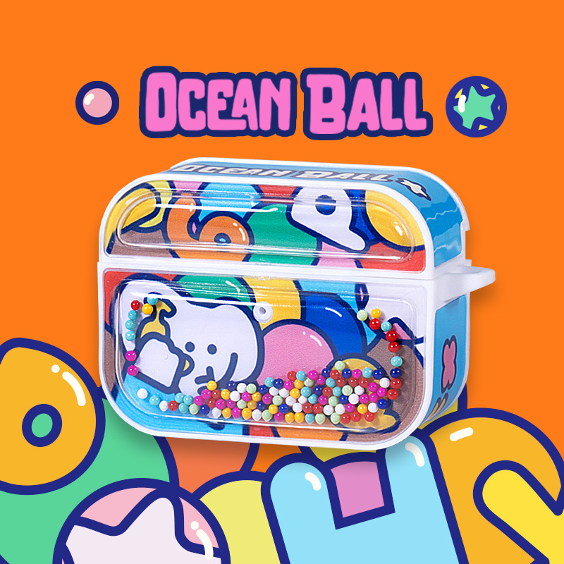 海洋球珠珠流沙硬壳磁吸