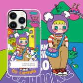 PaPa制造局可爱苹果17iPhone15ProMax手机壳隐藏折叠带支架苹果14适用