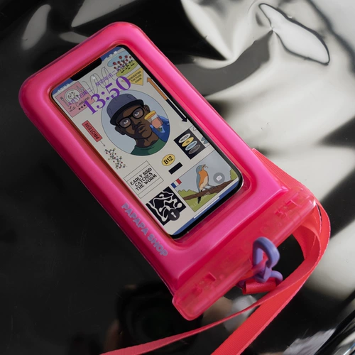 Флуоресцентная защита мобильного телефона, непромокаемая сумка для плавания, аквапарк, снаряжение, герметичный мешок, сенсорный экран