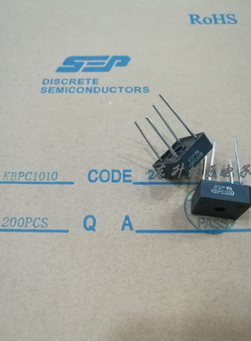KBPC1010【SEP正品】原厂正品整流桥10A/1000V全新原装质量有保证