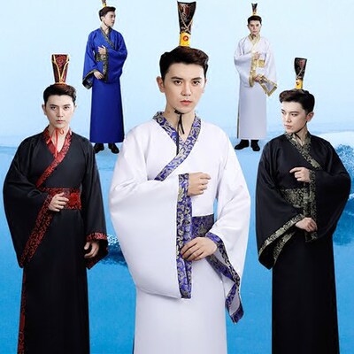 毕业男装书生拍照大侠才子班服