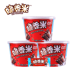 德芙脆香米牛奶脆米心夹心巧克力216g桶装休闲小零食儿童糖果礼物