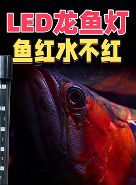 鱼缸灯LED防水灯水族箱鱼缸造景灯T4LED多变色灯七彩变色灯具