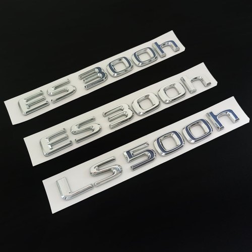 适用雷克萨斯ES300h LS500h后尾箱字标凌志油电蓝色混动后字母标