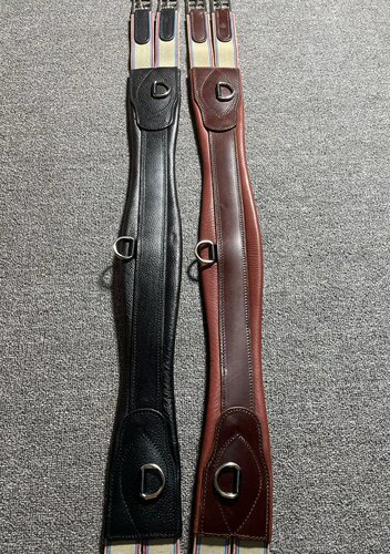 全牛皮英式综合小障碍肚带及羊毛套马鞍腹带马场马术马具骑马配件
