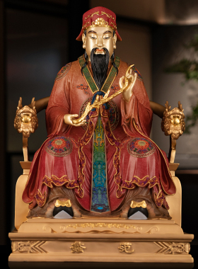 纯铜范蠡财神爷神像招财摆件