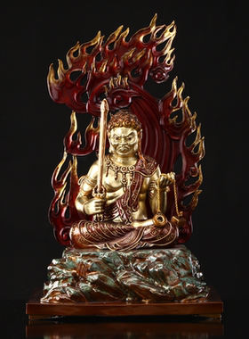 不动供奉密宗属鸡守护神尊者摆件