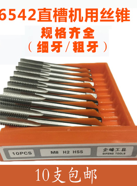 企峰高速钢全磨制机用丝锥不锈钢丝攻攻丝攻牙M2/M2.5/M3.5*0.6