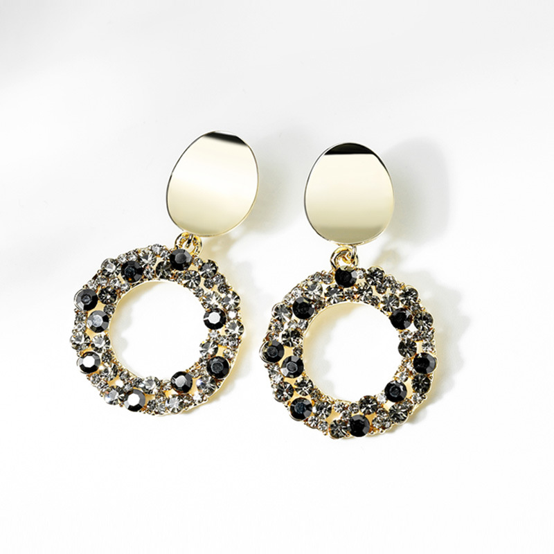 925银圆圈耳环女气质法式2025新款潮韩国设计感耳钉网红耳饰日韩