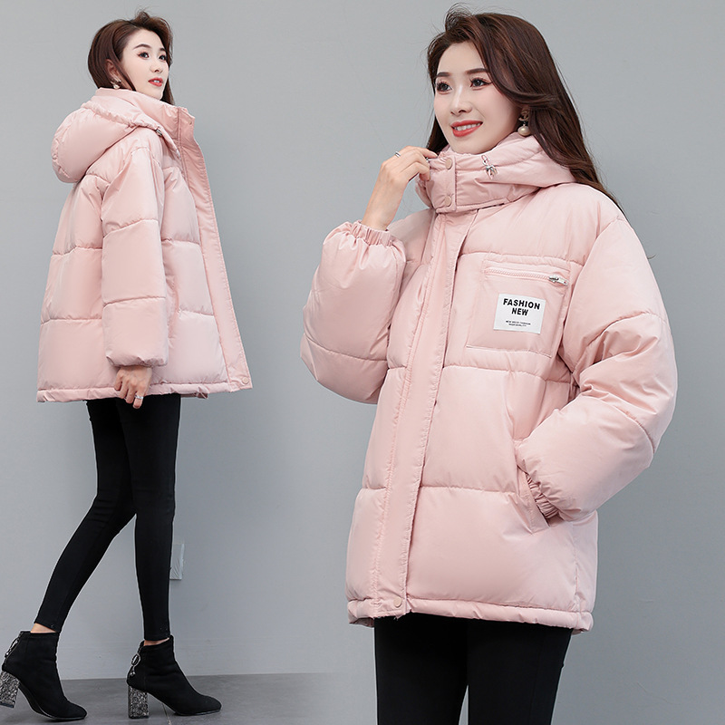 韩系羽绒棉服女2025新款oversize学生棉衣温柔小个子冬季棉袄