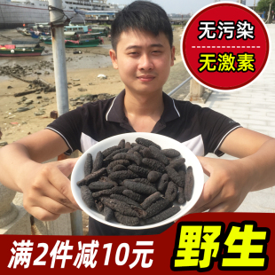 淡干野生海参干货500g散装 海生螺纹海深孕妇海叁非鲜活即食辽刺参