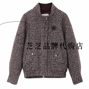 AK10105552原2690双皇冠专柜正品 小香风夹克外套 2026春立领插肩袖