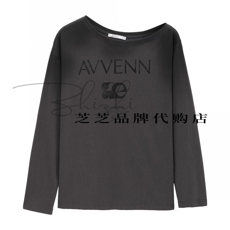 AL91001509原1090双皇冠专柜正品2025冬款不规则喷印宽松落肩T恤