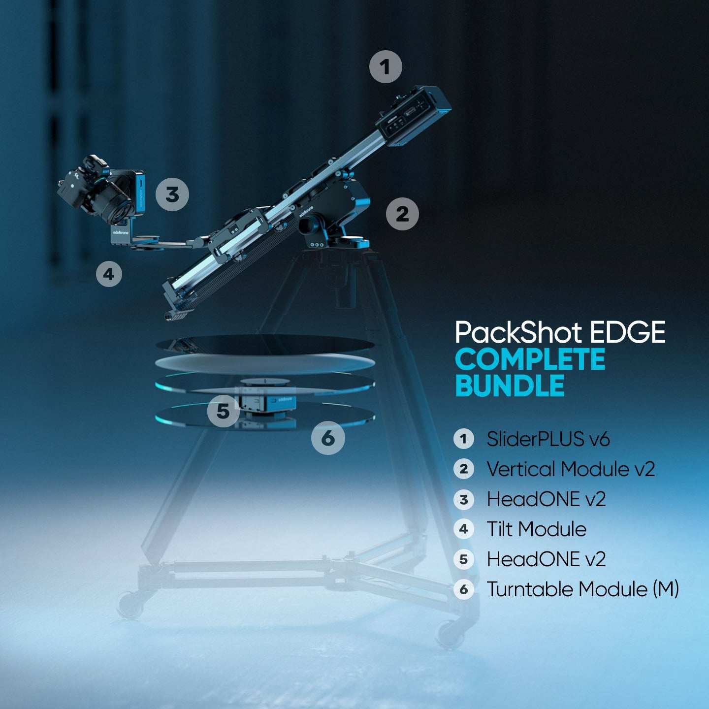 edelkrone产品拍摄滑轨套装
