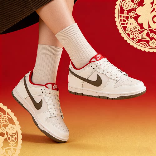 优购NIKE耐克大童马年系列DUNK复古低帮板鞋运动休闲鞋IQ9793-020