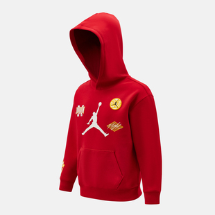 NIKE耐克男小童jordan运动休闲连帽套头衫 002 卫衣JD2612049PS