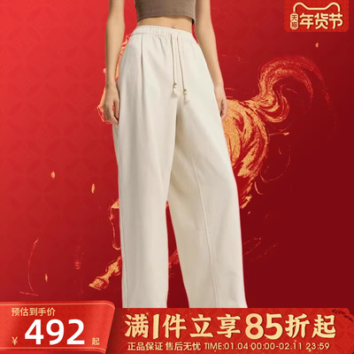 优购adidas阿迪达斯三叶草女子CNY新年款运动休闲长裤KT3138