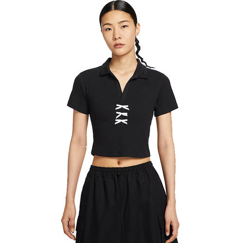 优购NIKE耐克女子AS W NSW SS RIB运动休闲短袖T恤IM3393-010