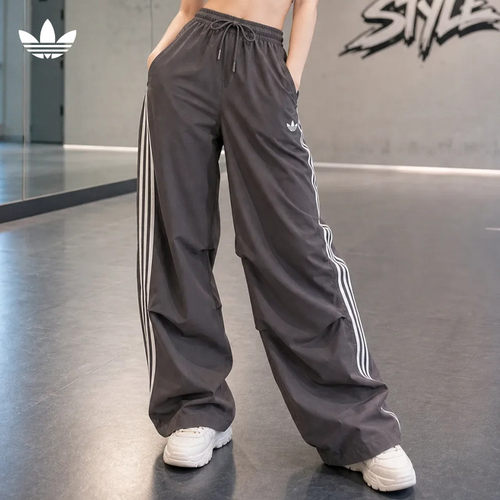 adidas阿迪达斯三叶草女子PARACHUTE PANT运动休闲裤长裤LF2349